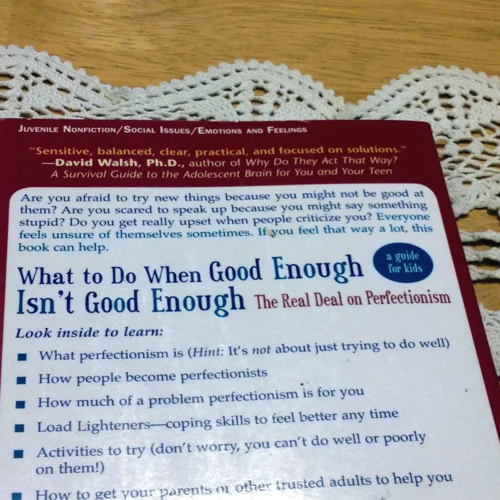 Book Sale! 3 for $10! Adolescent Advice - What to do when good enough isn't